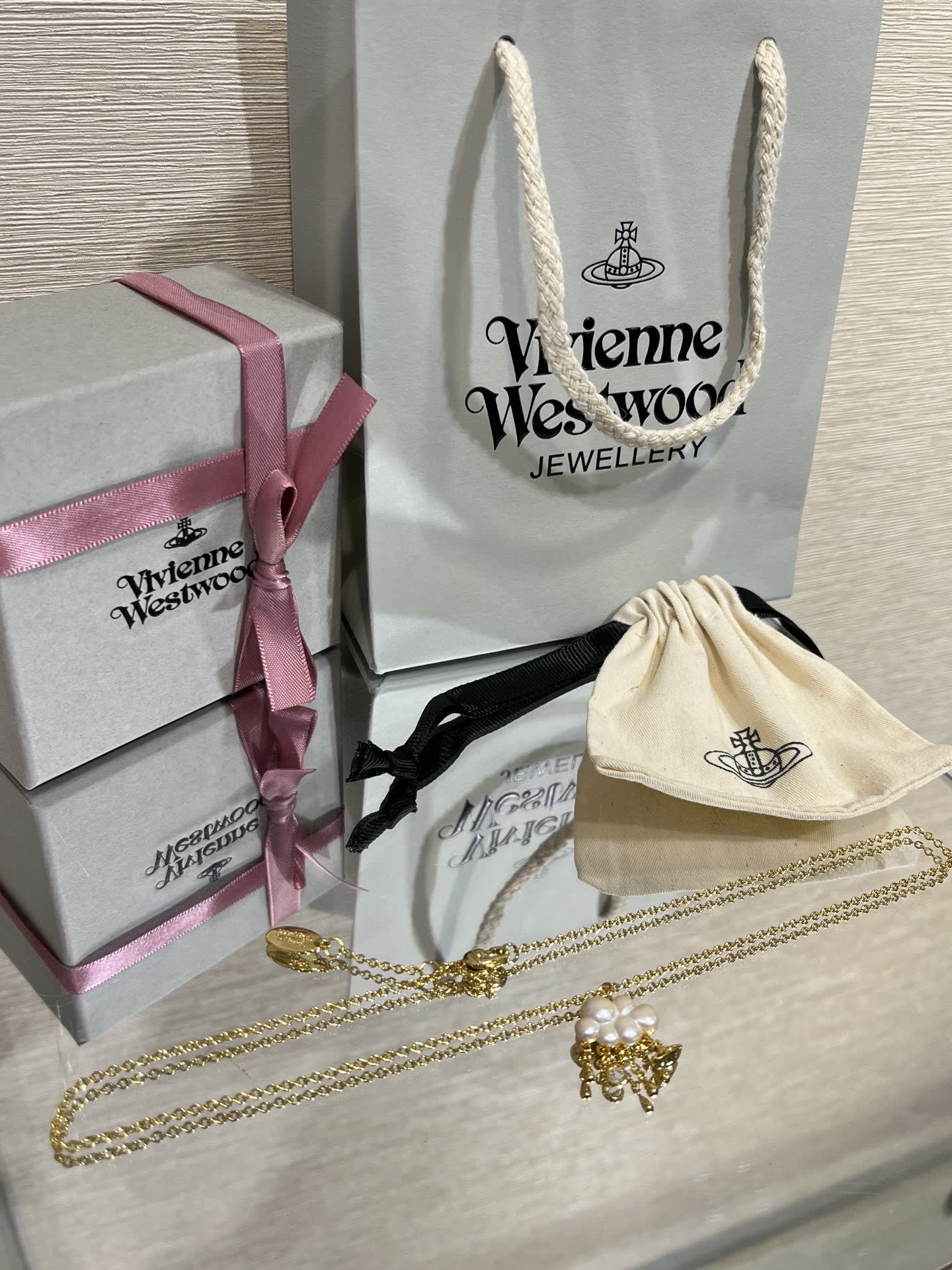 Vivienne Westwood Cloud Pearl Necklace